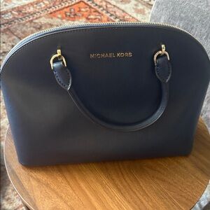 Michael Kors Dark Blue Satchel